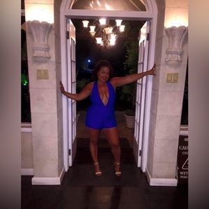 Vintage Cobalt Blue Romper 💙